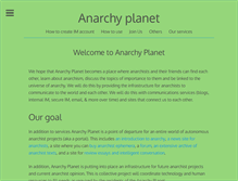 Tablet Screenshot of anarchyplanet.org